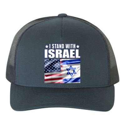 Support Israel I Stand With Israel Us Israel Flag Combined Yupoong Adult 5-Panel Trucker Hat