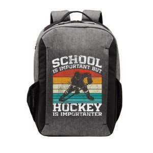 School Is Important But Hockey Is Importanter Vector Backpack