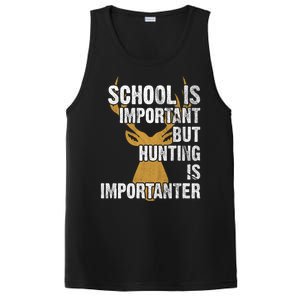 School Is Important But Is Hunting Importanter Deer PosiCharge Competitor Tank