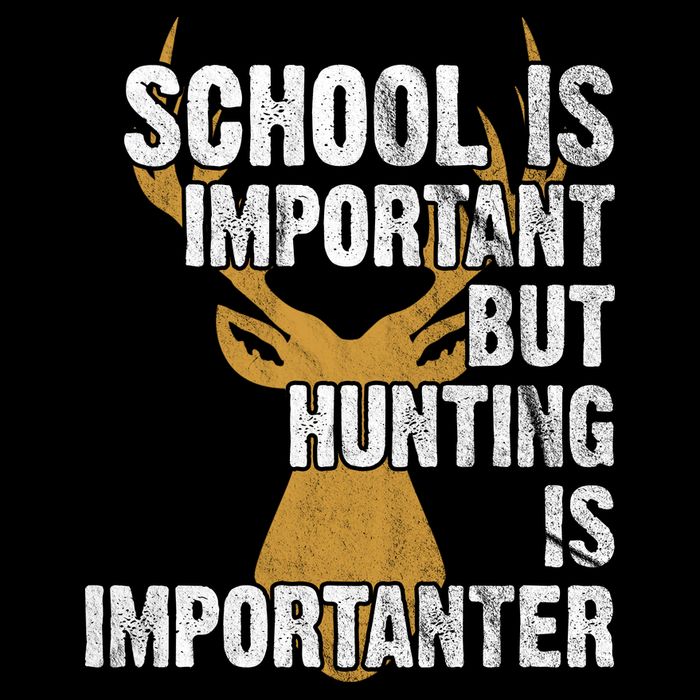 School Is Important But Is Hunting Importanter Deer Wool Snapback Cap