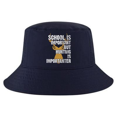 School Is Important But Is Hunting Importanter Deer Cool Comfort Performance Bucket Hat