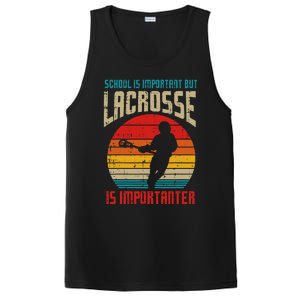 School Is Important Lacrosse Importanter PosiCharge Competitor Tank