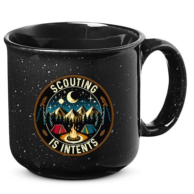 Scouting Is Intents Scout Camper Camping 15oz Campfire Ceramic Mug