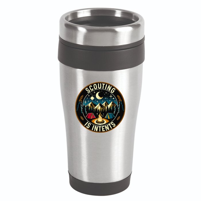 Scouting Is Intents Scout Camper Camping 16oz Travel Tumbler