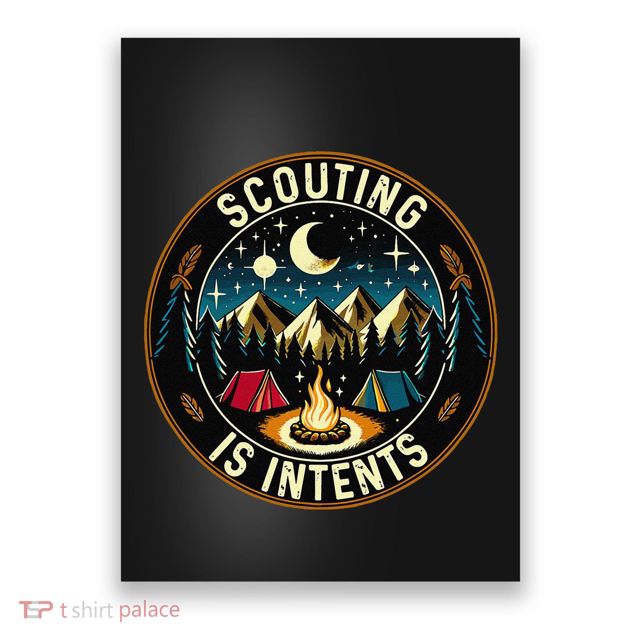 Scouting Is Intents Scout Camper Camping Poster