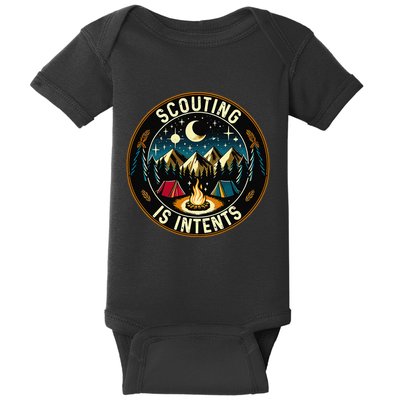 Scouting Is Intents Scout Camper Camping Baby Bodysuit