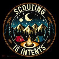 Scouting Is Intents Scout Camper Camping Baby Bodysuit