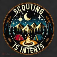 Scouting Is Intents Scout Camper Camping Trucker Hat
