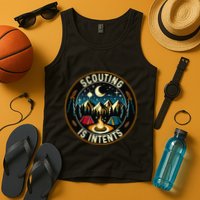 Scouting Is Intents Scout Camper Camping Tank Top