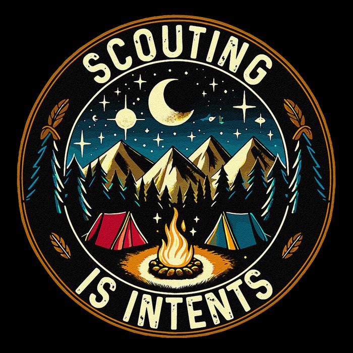 Scouting Is Intents Scout Camper Camping Toddler T-Shirt