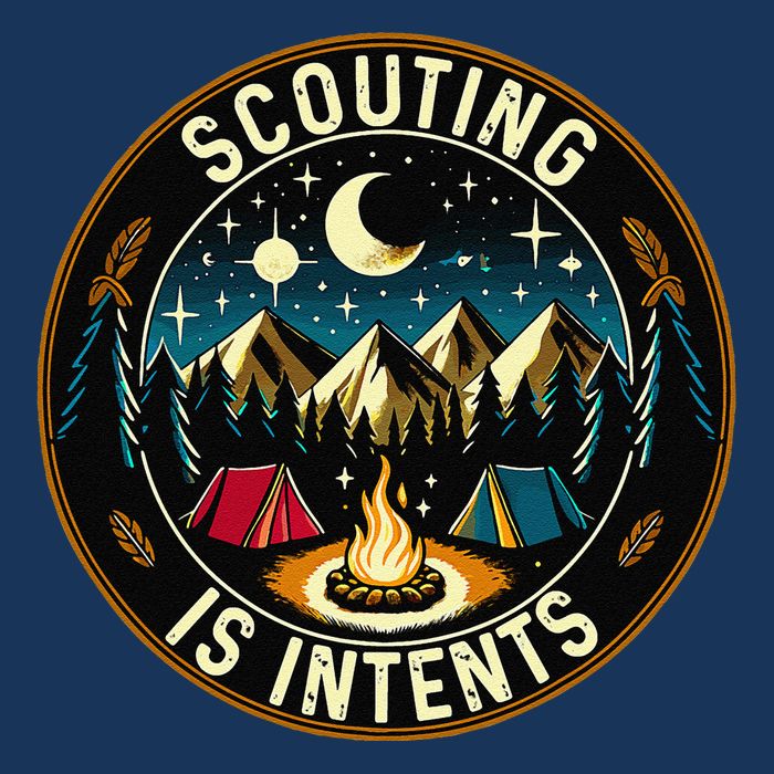 Scouting Is Intents Scout Camper Camping Infant Baby Jersey Bodysuit