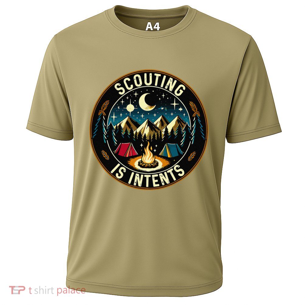 Scouting Is Intents Scout Camper Camping Performance Shirt