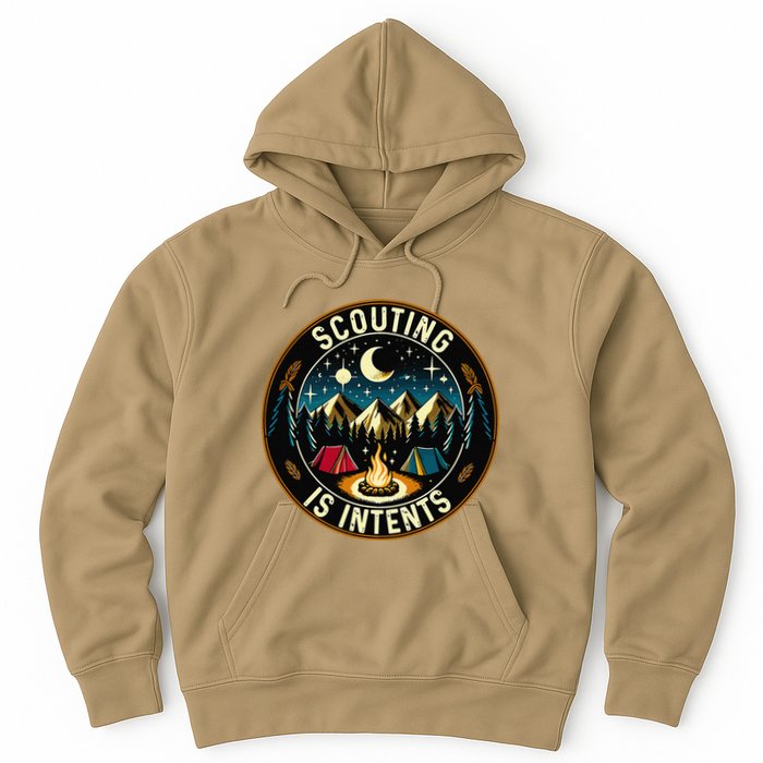 Scouting Is Intents Scout Camper Camping Hoodie