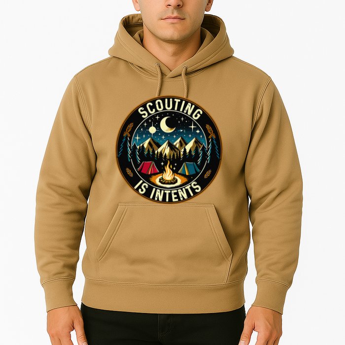 Scouting Is Intents Scout Camper Camping Hoodie