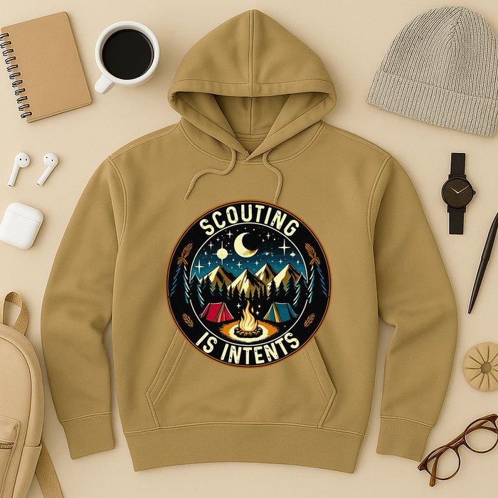 Scouting Is Intents Scout Camper Camping Hoodie