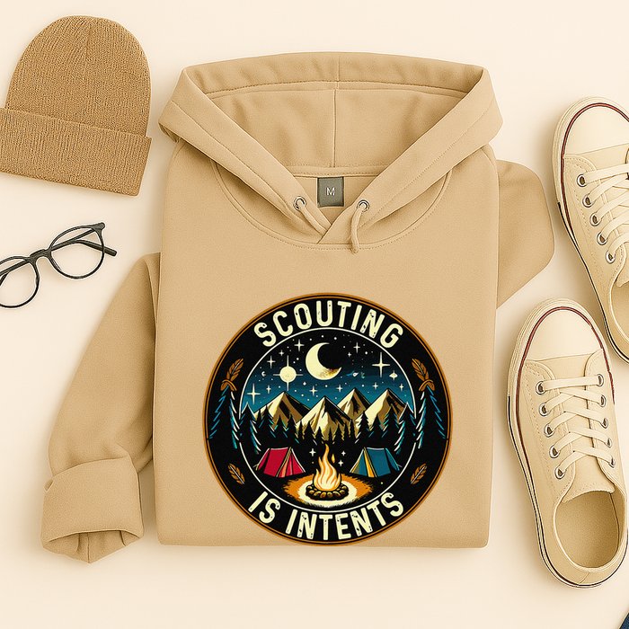 Scouting Is Intents Scout Camper Camping Hoodie