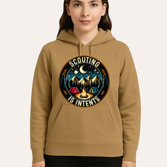 Scouting Is Intents Scout Camper Camping Hoodie