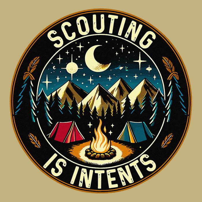 Scouting Is Intents Scout Camper Camping Hoodie