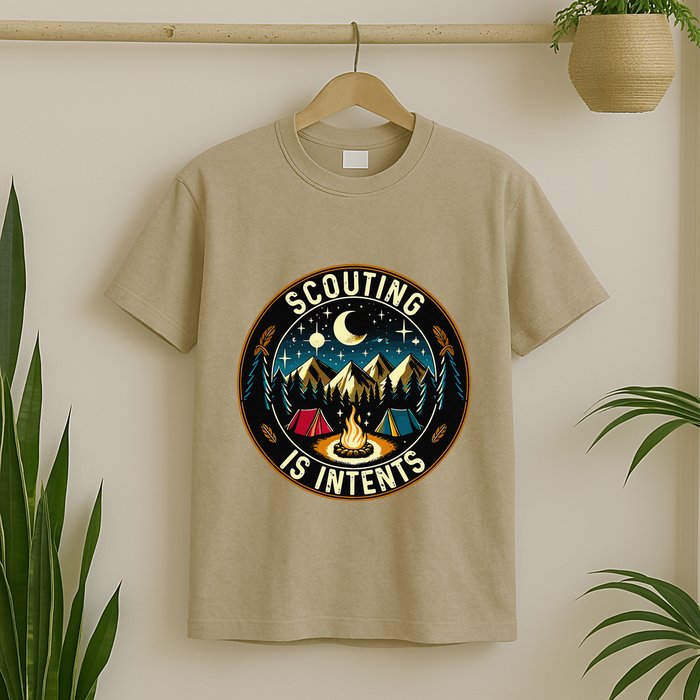 Scouting Is Intents Scout Camper Camping T-Shirt