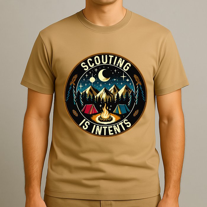 Scouting Is Intents Scout Camper Camping T-Shirt