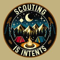 Scouting Is Intents Scout Camper Camping Tall Long Sleeve T-Shirt