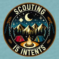 Scouting Is Intents Scout Camper Camping Sueded Cloud Jersey T-Shirt