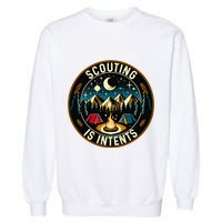 Scouting Is Intents Scout Camper Camping Garment-Dyed Sweatshirt