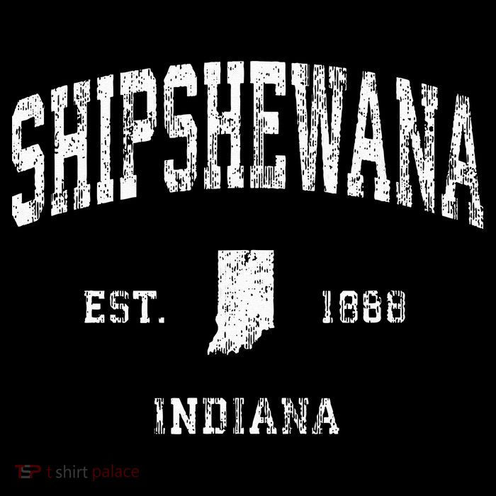 Shipshewana Indiana IN Vintage Athletic Sports Design T-Shirt