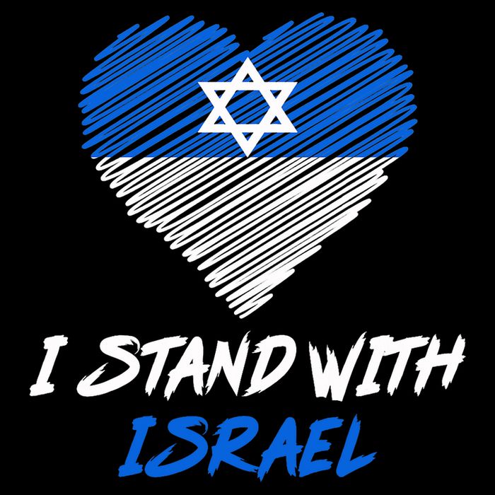 Support Israel I Stand With Israel Israeli Flag City Backpack