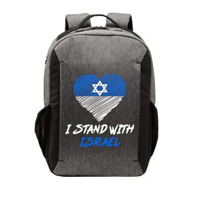 Support Israel I Stand With Israel Israeli Flag Vector Backpack