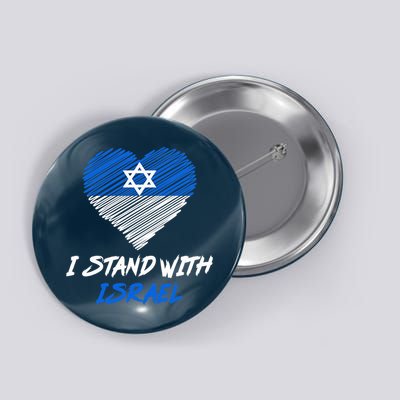 Support Israel I Stand With Israel Israeli Flag Button