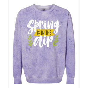 Spring Is In The Air Cute Season Colorblast Crewneck Sweatshirt