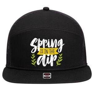 Spring Is In The Air Cute Season 7 Panel Mesh Trucker Snapback Hat