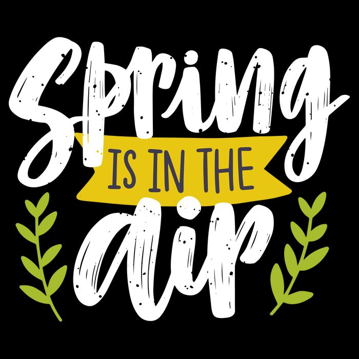 Spring Is In The Air Cute Season 7-Panel Snapback Hat