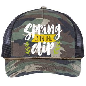 Spring Is In The Air Cute Season Retro Rope Trucker Hat Cap