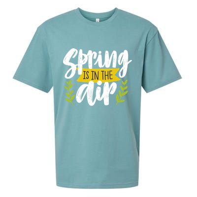 Spring Is In The Air Cute Season Sueded Cloud Jersey T-Shirt