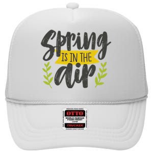 Spring Is In The Air Cute Season High Crown Mesh Back Trucker Hat