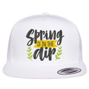 Spring Is In The Air Cute Season Flat Bill Trucker Hat