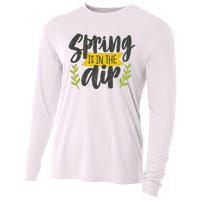 Spring Is In The Air Cute Season Cooling Performance Long Sleeve Crew