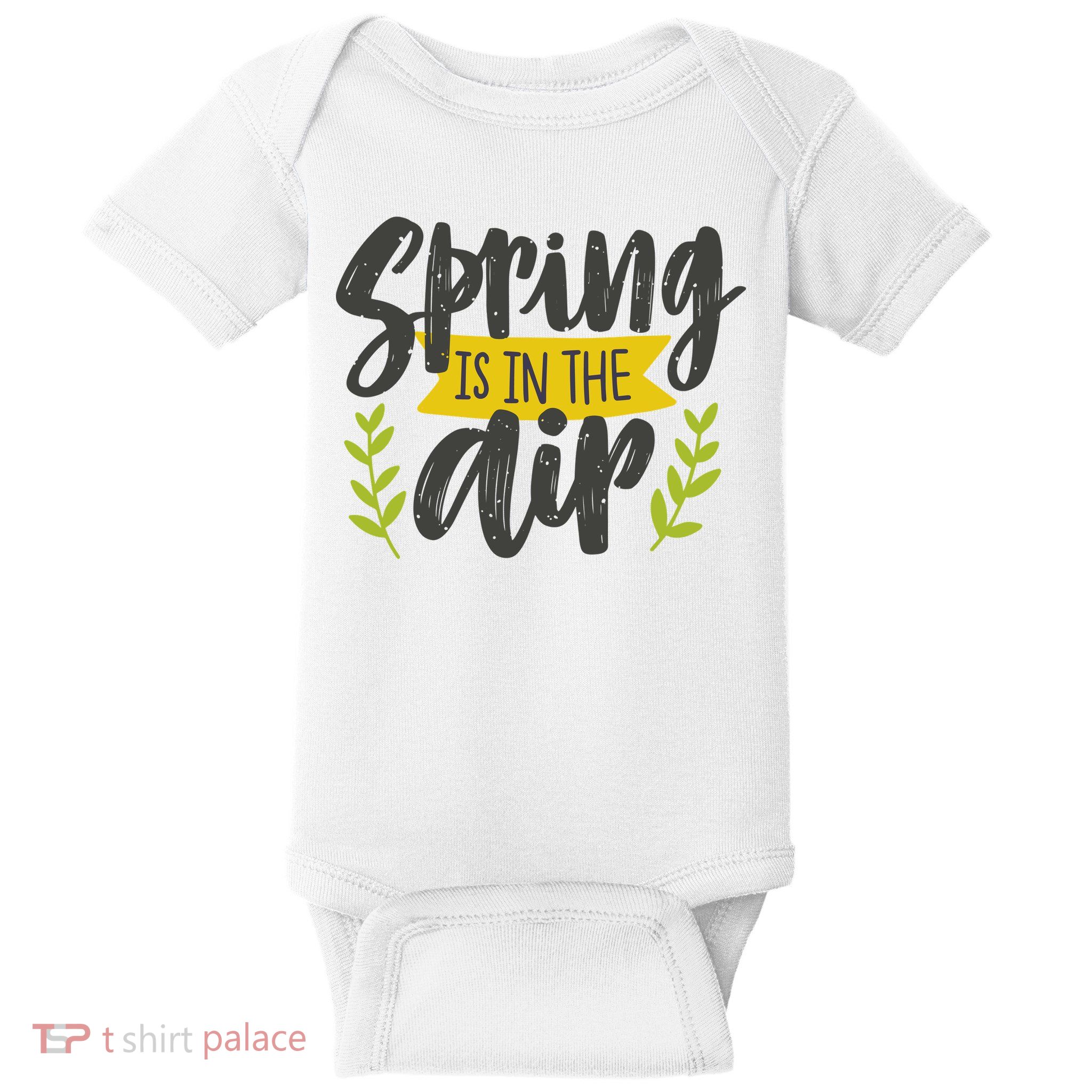 Spring Is In The Air Cute Season Baby Bodysuit
