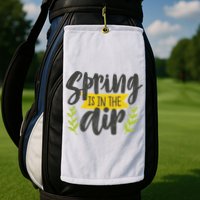 Spring Is In The Air Cute Season Golf Towel