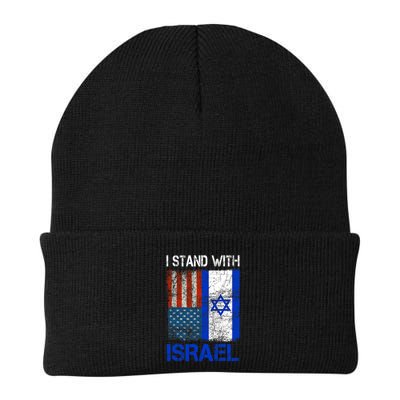 Support Israel I Stand With Israel Usa American Israeli Flag Beanie