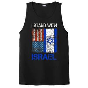 Support Israel I Stand With Israel Usa American Israeli Flag PosiCharge Competitor Tank