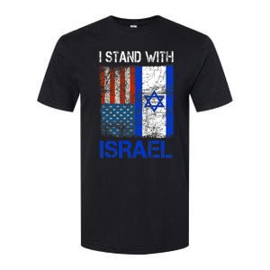 Support Israel I Stand With Israel Usa American Israeli Flag Softstyle CVC T-Shirt