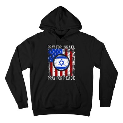 Support Israel I Stand With Israel Pray For Israel America Flag Hoodie