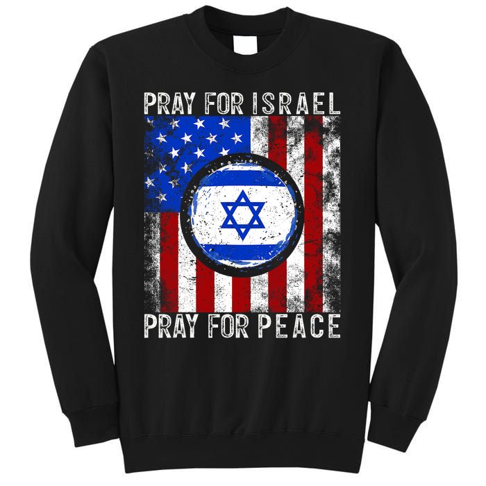 Support Israel I Stand With Israel Pray For Israel America Flag Sweatshirt