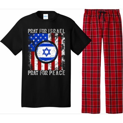 Support Israel I Stand With Israel Pray For Israel America Flag Pajama Set