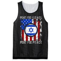 Support Israel I Stand With Israel Pray For Israel America Flag Mesh Reversible Basketball Jersey Tank