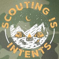 Scouting Is Intents Scout Funny Camping Legacy Tie Dye Trucker Hat