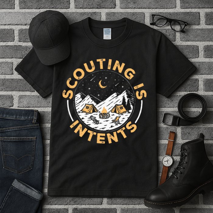 Scouting Is Intents Scout Funny Camping Tall T-Shirt